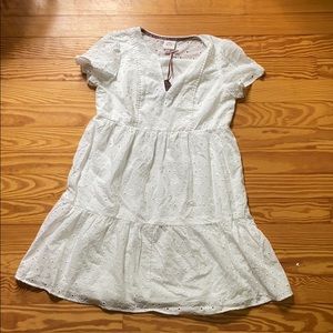 White Eyelet Dress